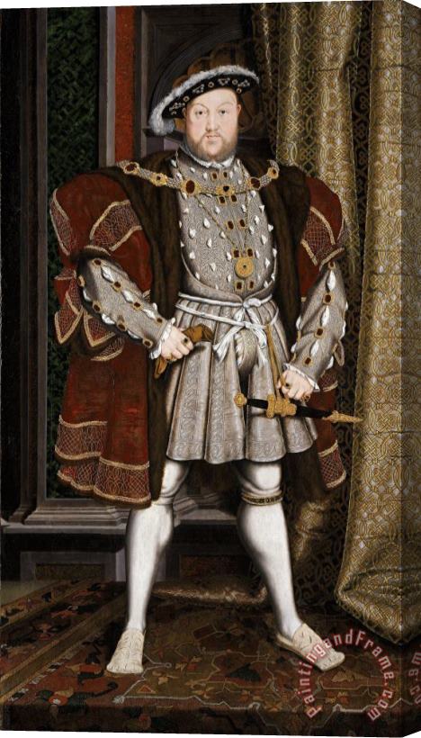Hans Holbein the Younger Portrait Of Henry Viii Stretched Canvas Painting / Canvas Art