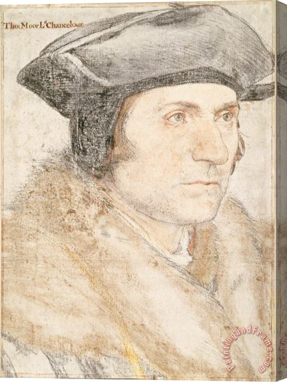 Hans Holbein the Younger Sir Thomas More (1478 1535) Stretched Canvas Painting / Canvas Art