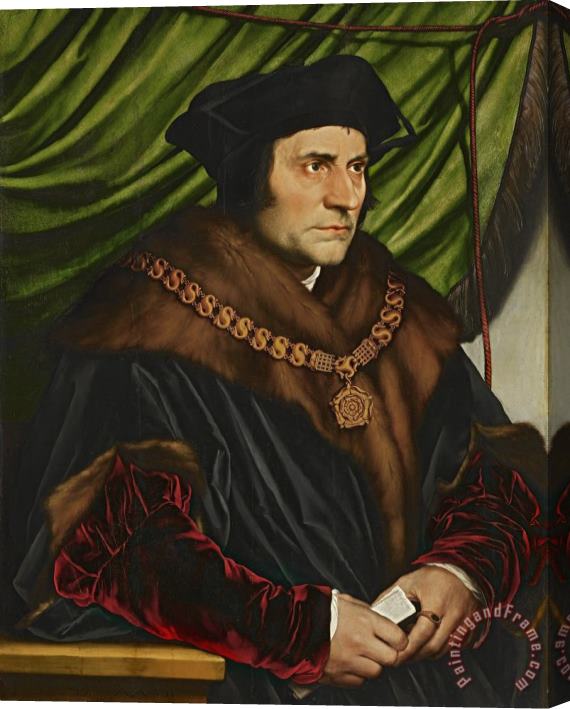 Hans Holbein the Younger Sir Thomas More Stretched Canvas Painting / Canvas Art
