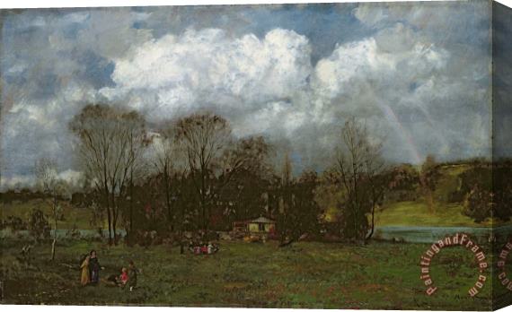 Hans Thoma Early Spring Stretched Canvas Print / Canvas Art