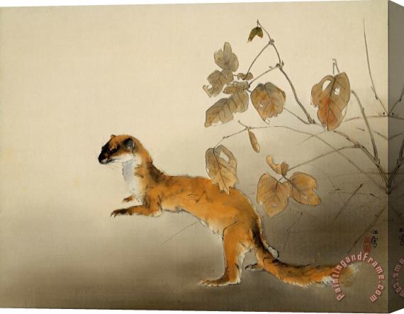 Hashimoto Kansetsu Autumn Farm Stretched Canvas Print / Canvas Art
