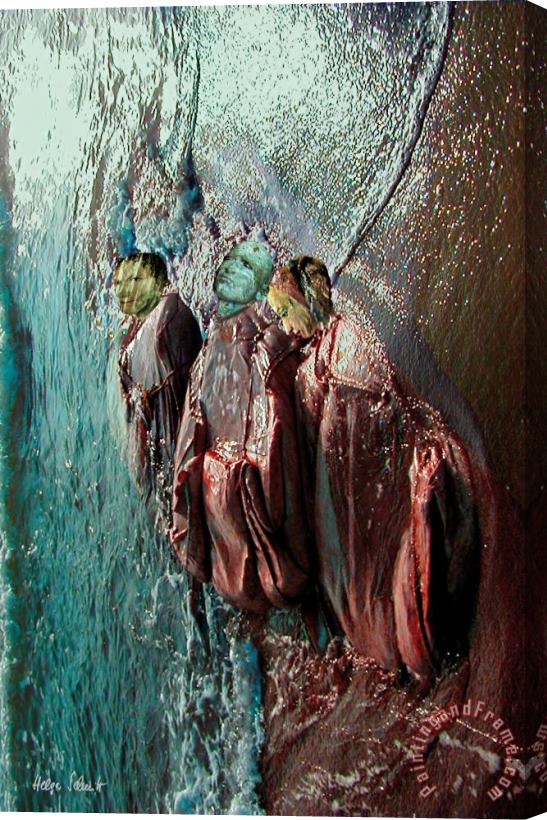 Helga Schmitt Trio Stretched Canvas Painting / Canvas Art