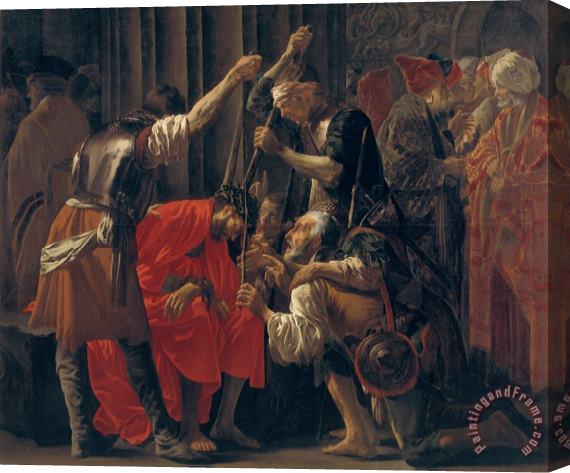 Hendrick Ter Brugghen Christ Crowned with Thorns Stretched Canvas Print / Canvas Art