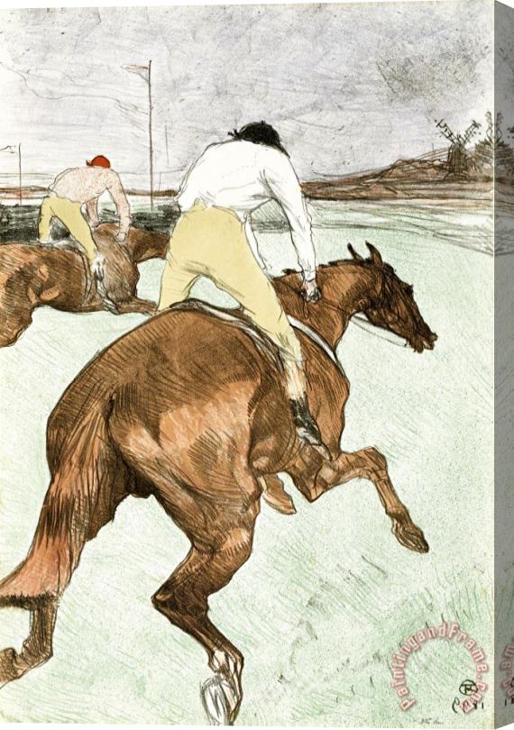 Henri de Toulouse-Lautrec Le Jockey Stretched Canvas Print / Canvas Art