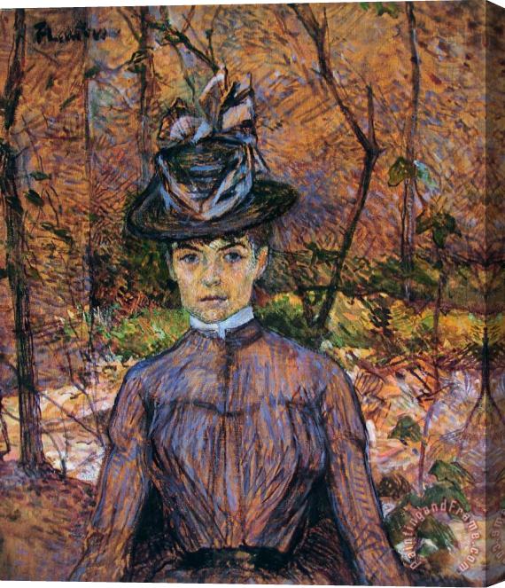 Henri de Toulouse-Lautrec Portrait De Suzanne Valadon (madame Suzanne Valadon, Artiste Peintre) Stretched Canvas Print / Canvas Art
