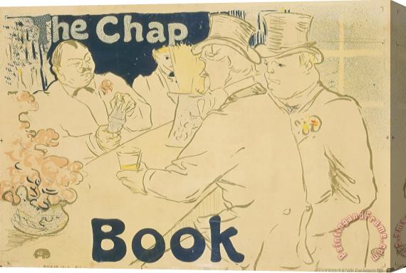 Henri de Toulouse-Lautrec The Irish American Bar, Rue Royale, The Chap Book Stretched Canvas Painting / Canvas Art