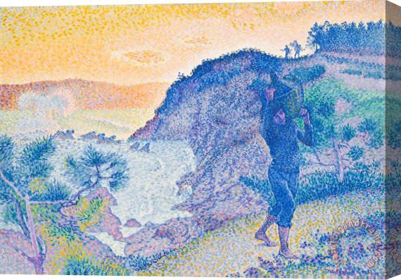 Henri-Edmond Cross The Return of the Fisherman Stretched Canvas Painting / Canvas Art