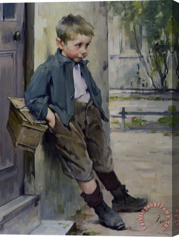 Henri Jules Jean Geoffroy Out Of The Game Stretched Canvas Print / Canvas Art
