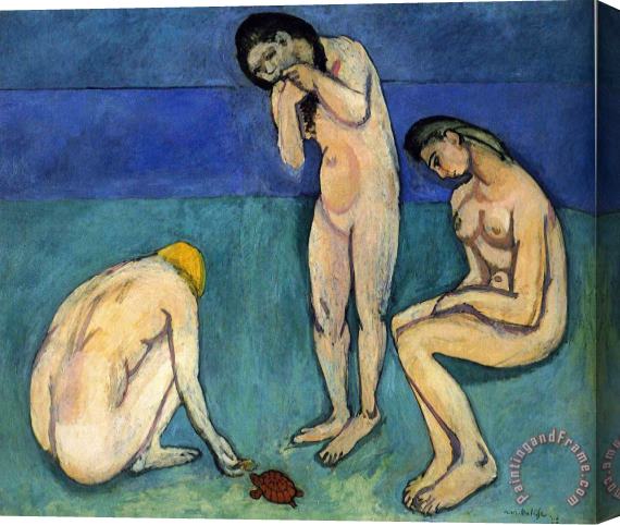 Henri Matisse Bathers with a Turtle 1908 Stretched Canvas Print / Canvas Art