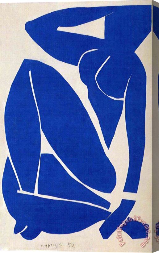 Henri Matisse Blue Nude Stretched Canvas Painting / Canvas Art