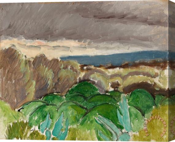 Henri Matisse Cagnes, Paysage Au Temps Orageux, 1917 Stretched Canvas Print / Canvas Art
