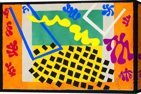 Henri Matisse Codomas, Plate XI From The Illustrated Book “jazz, 1947” Stretched Canvas Painting / Canvas Art