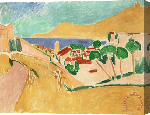 Henri Matisse Collioure En Aout Stretched Canvas Print / Canvas Art