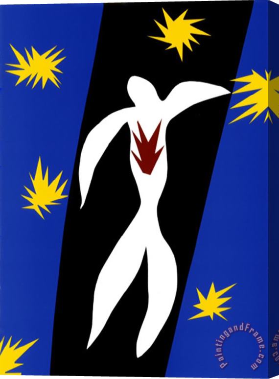 Henri Matisse Fall of Icarus Stretched Canvas Painting / Canvas Art