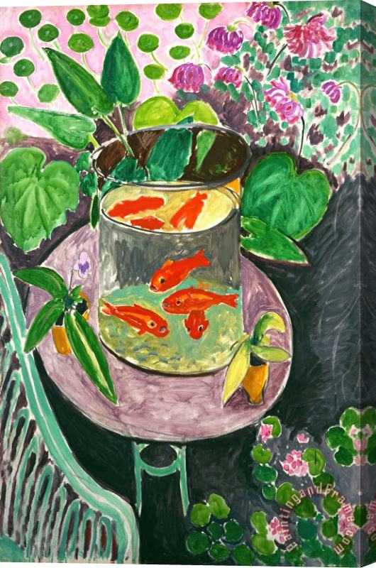 Henri Matisse Goldfish 1911 Stretched Canvas Painting / Canvas Art