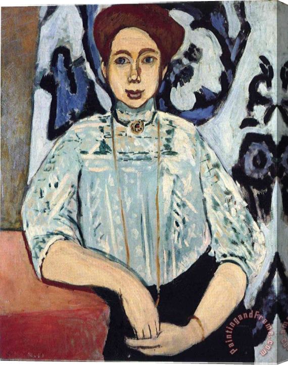Henri Matisse Greta Moll 1908 Stretched Canvas Print / Canvas Art