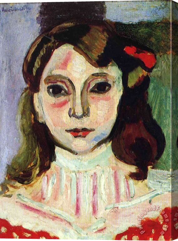 Henri Matisse Marguerite 1906 Stretched Canvas Print / Canvas Art