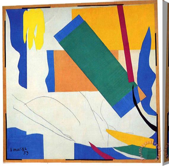 Henri Matisse Memory of Oceania Stretched Canvas Print / Canvas Art