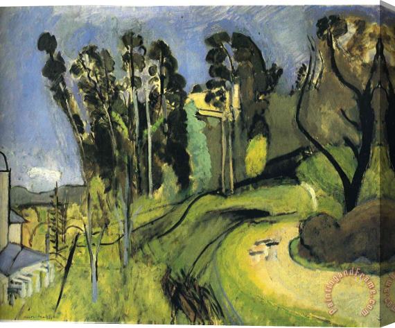 Henri Matisse Montalban Landscape 1918 Stretched Canvas Print / Canvas Art