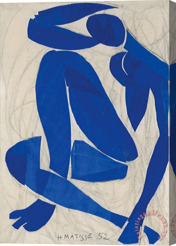 Henri Matisse Nu Bleu Iv Stretched Canvas Print / Canvas Art