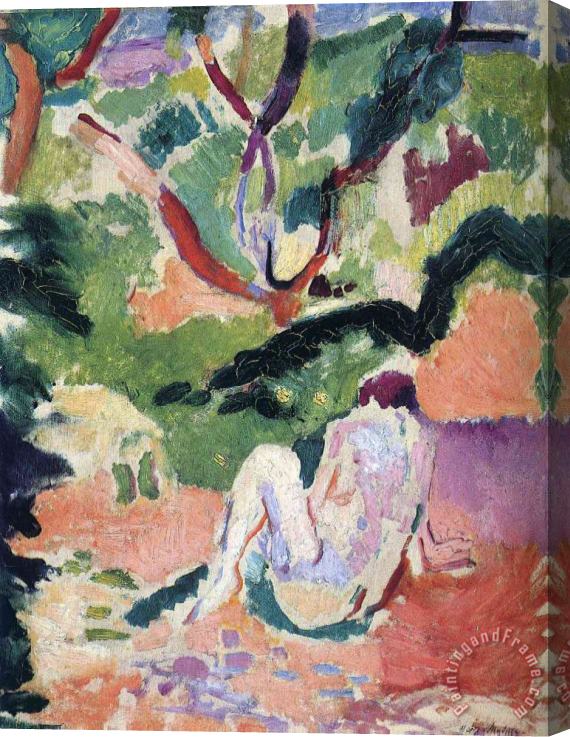 Henri Matisse Nude in a Wood 1906 Stretched Canvas Painting / Canvas Art