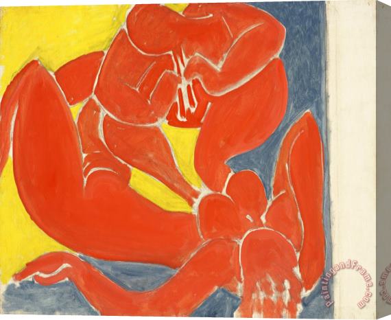 Henri Matisse Nymphe Et Faune Rouge, 1939 Stretched Canvas Painting / Canvas Art