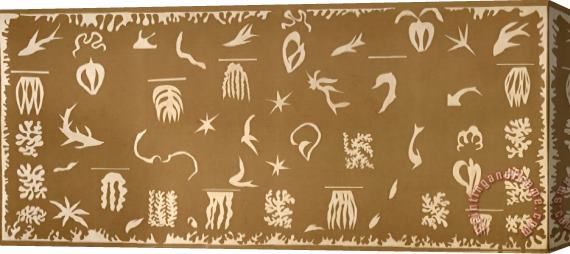 Henri Matisse Oceanie, La Mer, 1946 Stretched Canvas Print / Canvas Art