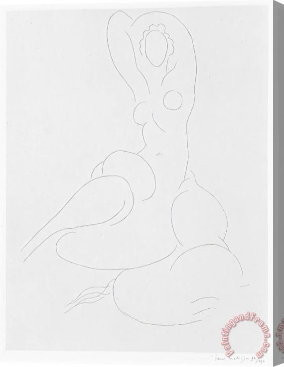 Henri Matisse Odalisque (nu Pour Cleveland), 1932 Stretched Canvas Print / Canvas Art