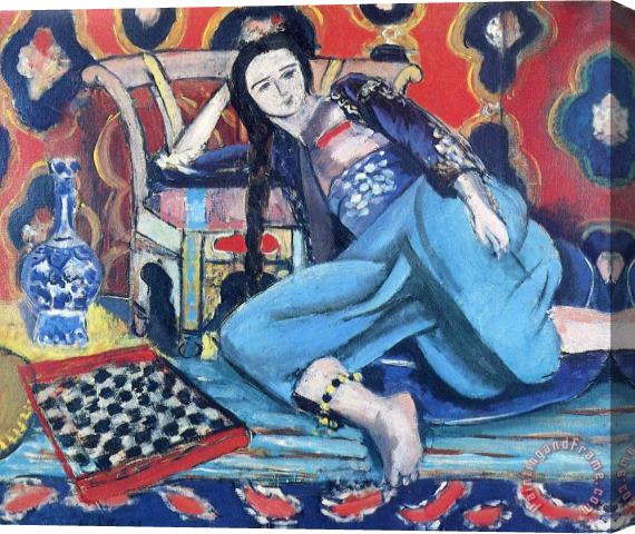Henri Matisse Odalisque with a Turkish Chair 1928 Stretched Canvas Painting / Canvas Art