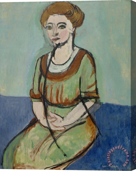 Henri Matisse Olga Merson Stretched Canvas Painting / Canvas Art