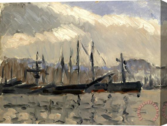 Henri Matisse Port De Cherbourg, 1918 Stretched Canvas Painting / Canvas Art