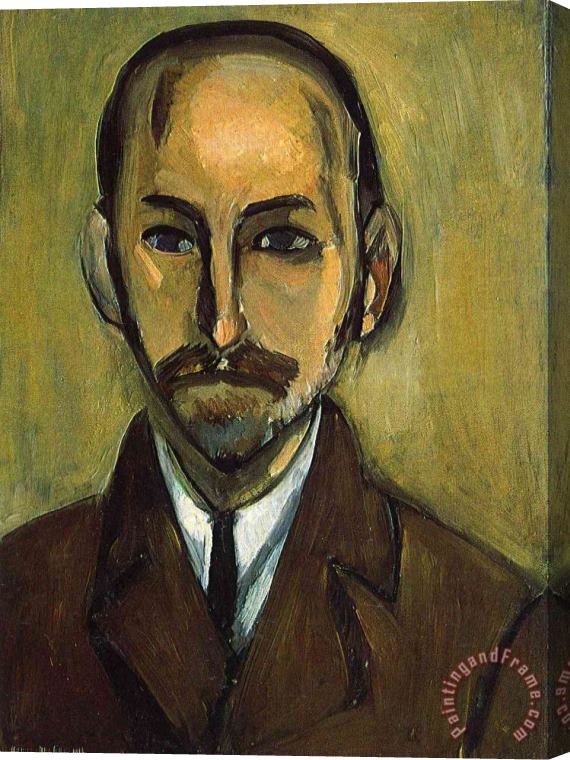 Henri Matisse Portrait of Michael Stein 1916 Stretched Canvas Painting / Canvas Art