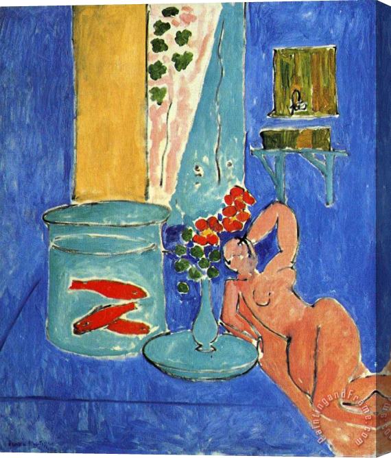 Henri Matisse Red Fish And a Sculpture 1911 Stretched Canvas Print / Canvas Art