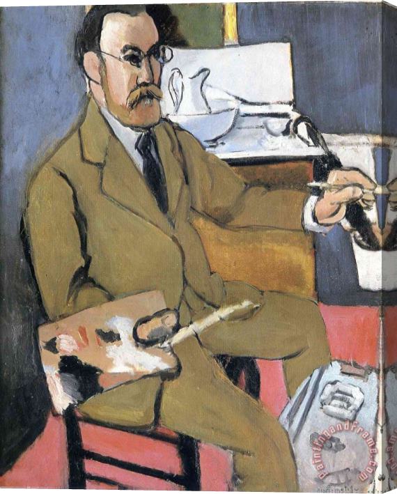 Henri Matisse Self Portrait 1918 Stretched Canvas Painting / Canvas Art