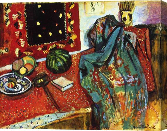 Henri Matisse Still Life with a Red Rug 1906 Stretched Canvas Print / Canvas Art
