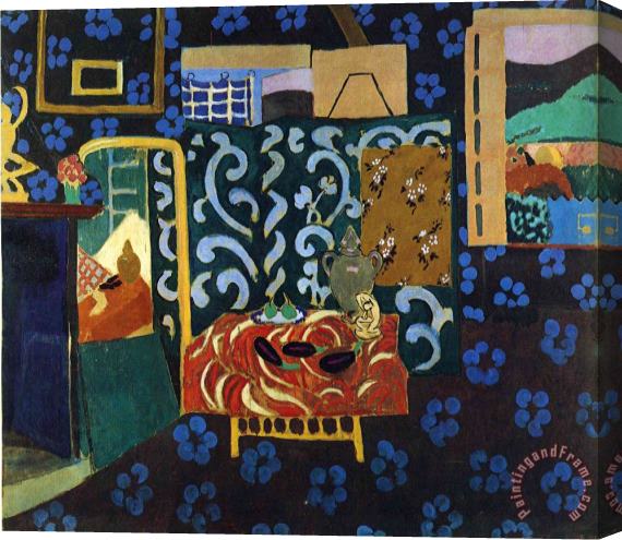 Henri Matisse Still Life with Aubergines 1911 Stretched Canvas Print / Canvas Art