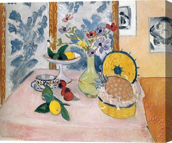 Henri Matisse Still Life with Pineapples Stretched Canvas Print / Canvas Art