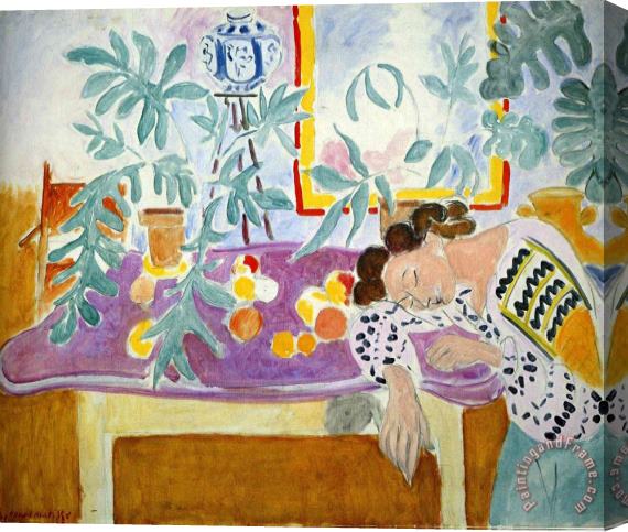 Henri Matisse Still Life with Sleeper 1940 Stretched Canvas Painting / Canvas Art