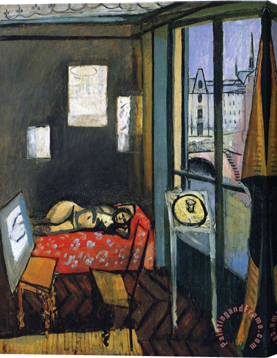 Henri Matisse Studio Quay of Saint Michel 1916 Stretched Canvas Print / Canvas Art