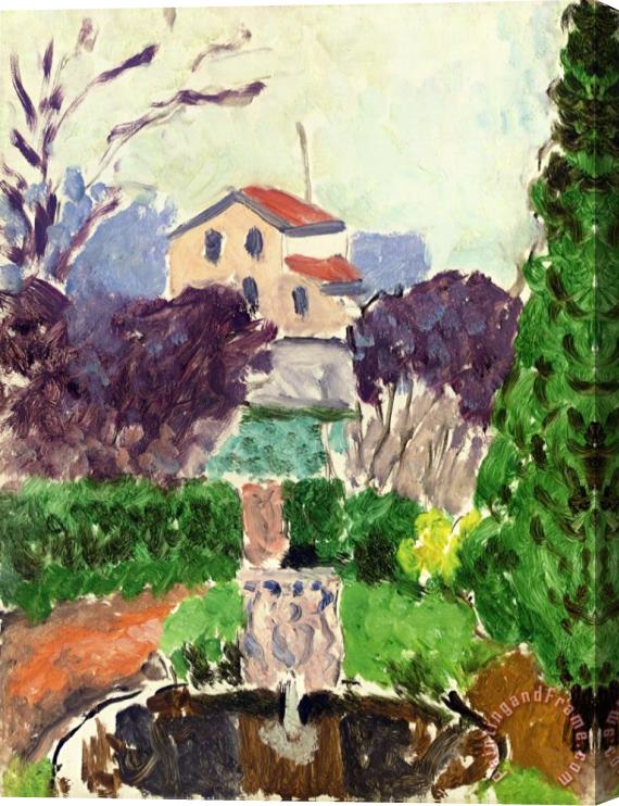 Henri Matisse The Artist S Garden at Issy Les Moulineaux 1918 Stretched Canvas Print / Canvas Art