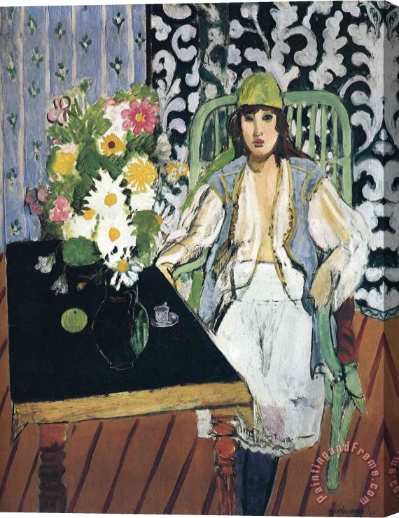 Henri Matisse The Black Table 1919 Stretched Canvas Print / Canvas Art