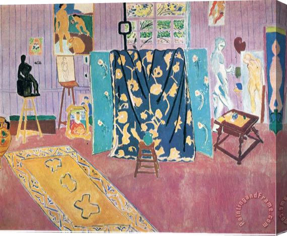 Henri Matisse The Pink Studio 1911 Stretched Canvas Print / Canvas Art