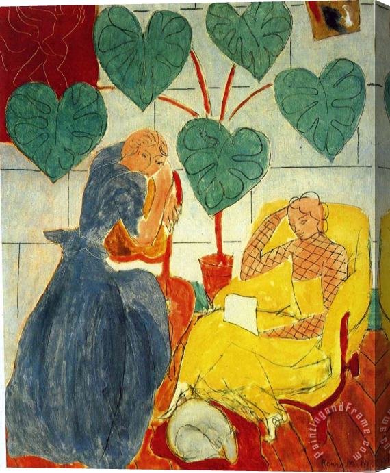 Henri Matisse Two Women 1939 Stretched Canvas Painting / Canvas Art