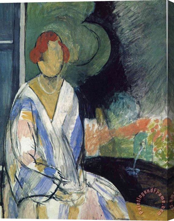 Henri Matisse Woman at The Fountain 1917 Stretched Canvas Painting / Canvas Art