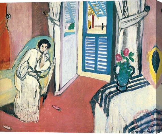 Henri Matisse Woman on a Sofa Stretched Canvas Painting / Canvas Art