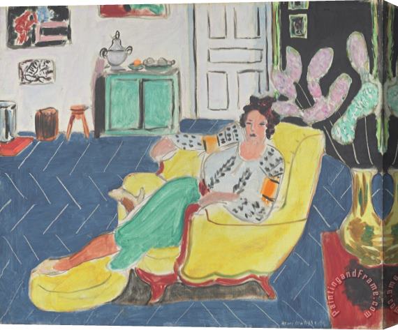 Henri Matisse Woman Seated in an Armchair Stretched Canvas Painting / Canvas Art