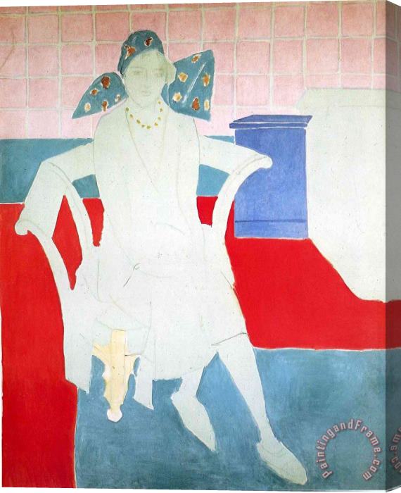 Henri Matisse Woman with a Madras Hat 1930 Stretched Canvas Print / Canvas Art