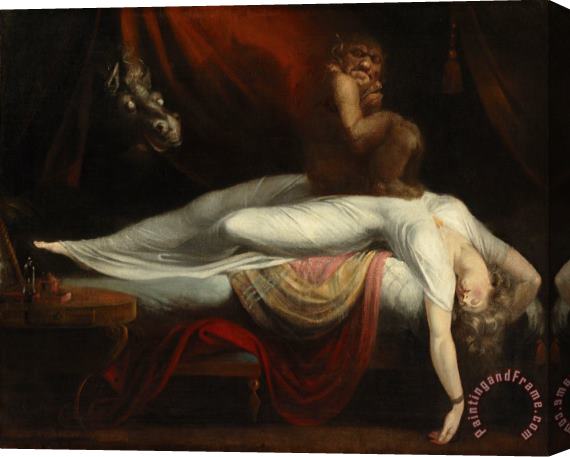 Henry Fuseli  The Nightmare Stretched Canvas Painting / Canvas Art