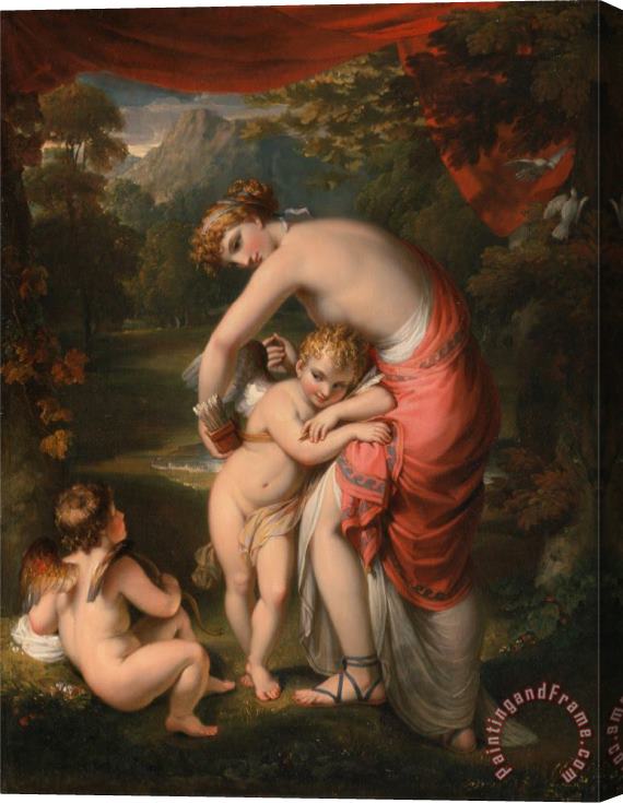 Henry Howard Venus And Cupid Stretched Canvas Print / Canvas Art