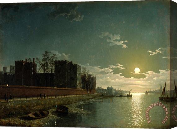 Henry Pether Lambeth Palace Stretched Canvas Print / Canvas Art